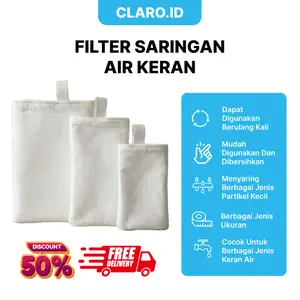 FILTER AIR KRAN 5 MICRON / SARINGAN PENJERNIH AIR / SARINGAN AIR PEMBERSIH AIR RUMAH