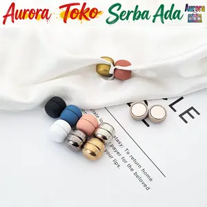 (Aurora Toko Serba Ada) Pin Magnet H986 Pin Hijab Anti Slip Magnet Bros Aksesoris Fashion Pin Jilbab Syal Muslim Klip Magnetik Bros Pin Jilbab Non-slip Elegan