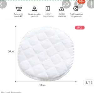 Breast pad sepasang(isi 2 pcs)/bantalan utk menyerap asi berlebih/bantalan asi Ibu Bayi