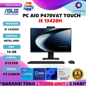 ASUS PC AIO P470VAT TOUCH I5 13420H 16GB 512GB 27 INCH FHD W11 OHS