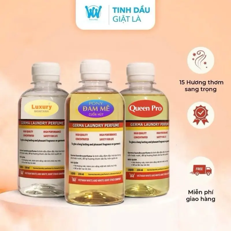 Tinh dầu thơm cho tiệm giặt sấy