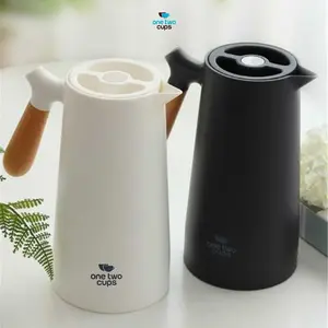 Termos Air Tahan Panas Teko Pitcher Kopi Teh Thermal Cup 1L