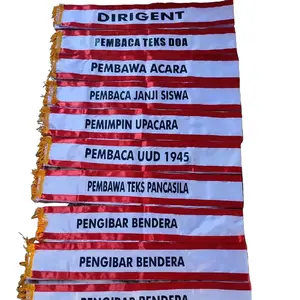 1seat selendang isi 10pcs selendang upacara selendang sablon selendang