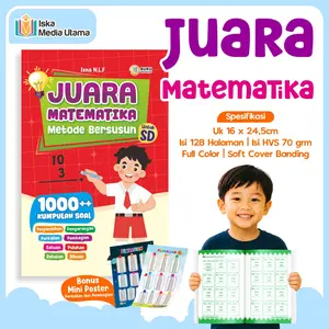 Buku Sekolah Kumpulan Soal Juara Matematika Metode Bersusun Pintar Berhitung Anak SD Kelas 1 - 4 - ISKA MEDIA UTAMA