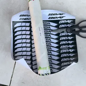 Sticker Cutting List Velg Beat Keren full set depan belakang | RATAN DECAL