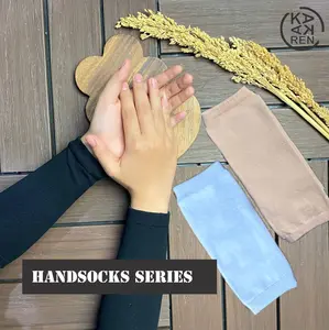 Kakaren Manset/ Handsocks 3/4 Tanpa Jari Bahan Nylon premium