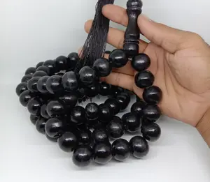 Tasbih jumbo warna hitam hiasan dinding tasbih jumbo termurah tasbih jumbo Tasbih kayu Jumbo Ukuran 15mm