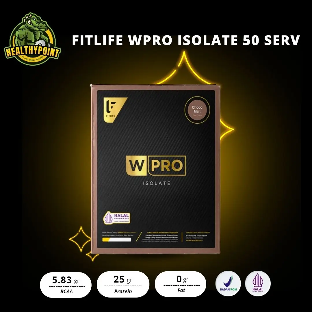 Fitlife Isolate 50 Serving Whey Protein Isolate - Shop | Tokopedia