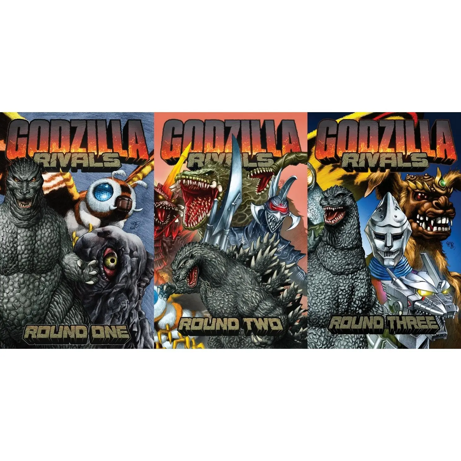 (Komik D) SET Godzilla Rivals TPB Collection - Round One - Round Three ...