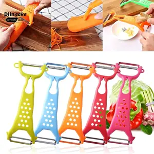 Peeler Plastik 2 Sisi / Pengupas Buah Sayur Multifungsi