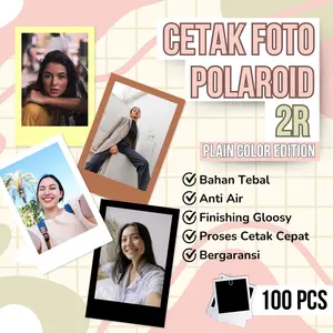 Cetak Foto Polaroid 2R Edisi Warna Polos
