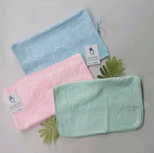 TERACOTTA19 - [3 PCS] Saputangan Handuk DIXON Microfiber Premium Emboss 25 x 25 cm Kain