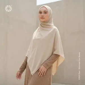 ZIYA - Pashmina Instan Jersey Jilbab Muslim Wanita Kerudung Instan Pashmina Syari Panjang