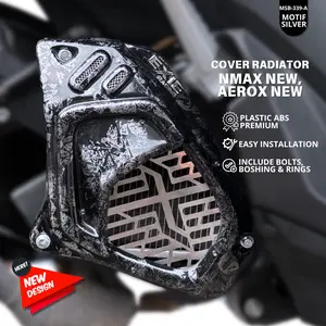 Cover Radiator Yamaha Nmax new,  Aerox new,  Nmax NEO , Lexi 155  Penutup Radiator Exie Art