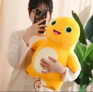 Boneka Dino Kuning Nailong Jumbo Cartoon Dinosaurus Naloong Susu Naga boneka Anime lucu