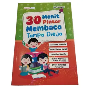 Buku 30 Menit Pintar Membaca Tanpa Dieja Full Color 128hlm - Lingkar Media Books