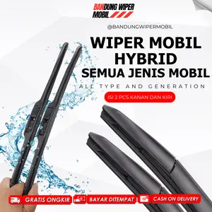 Wiper Hybrid Karet Mobil 1 Set Kiri dan Kanan Universal Semua Jenis Mobil Karet Kaca Depan wiper   Pembersih Kendaraan wing  wiper Wiper Blade wiper  hybrid