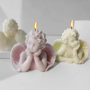 l Candle Silicone Mold 3D Cute Children's Portrait Handmade