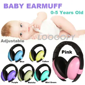 LOOOOPY Baby Earmuffs Noise Reduction Anak Peredam Suara Pesawat Earmuff Penutup Telinga Bayi