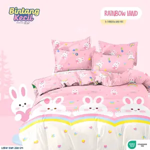 SEPREI HOME MADE KATUN CVC PREIUM KATUN LOKAL MOTIP ANAK .
