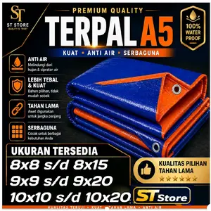 Terpal Plastik A5 Jumbo 8x8 8x9 8x10 8x11 8x12 8x13 8x14 8x15 9x9 9x10 9x11 9x12 9x13 9x14 9x15 9x20 10x10 10x11 10x12 10x13 10x14 10x15 10x16 10x20