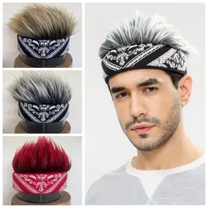 Topi Rambut Palsu Paisley Wig Udeng Pria