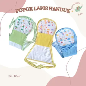 1 lusin popok kain tali bayi/POPOK BAYI SAMBUNG HANDUK/popok kain cuci ulang