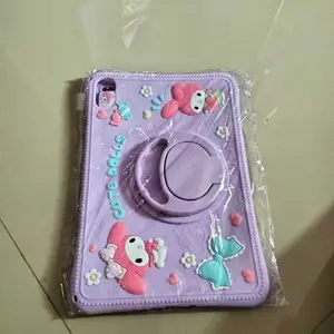 Case Karakter untuk Infinix Xpad 20 11 inch 2025 Infinix Xpad 20 Pro 12.1 inch Softcase Bahan Silikon Bonus Tali dan Pen Stylus Tab  Cover Casing