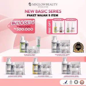 MS GLOW NEW PAKET BESIC SERIES 5 ITEM