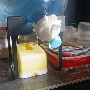Rak Galon air mineral / RAK KAKI GALON AIR BESI plus KRAN GALON FOOD GRADE DUDUKAN MEJA MODEL U