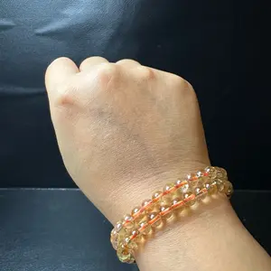 Gelang Citrine 5.7 mm Natural Crystal Bracelet