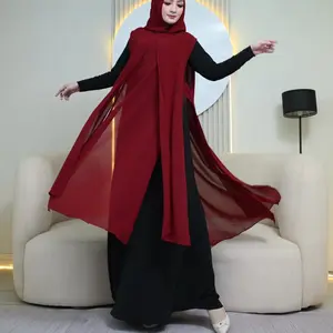 JILBAB INARA POLOS  | rompi hoodie | hijab rompi | ceruty | syar'i | kerudungparis |jilbabsegiempat |kerudungsegi4 Muslim Panjang Syari Layer