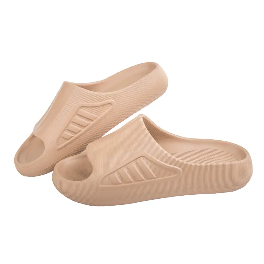 [FORM TO ĐẶT NHỎ 1 SIZE)Dép đúc nguyên khối 4 sọc nam nữ nhẹ, êm chân, chất liệu cao su chống thấm nước, chống trơn - DH369- Vietdepmu