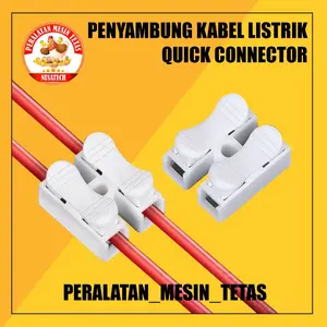 10 PCS - Penyambung Kabel Cepat Quick Connect 2 Pin Mudah Aman