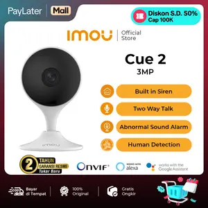 IMOU Cue 2 3MP Kamera Smart CCTV Wi-Fi Indoor Human Detection Baby & Pet Monitor Two-Way Talk Garansi 2 Tahun