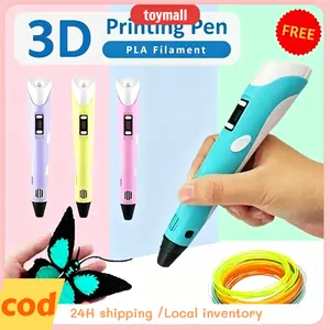 3D Printing Pen/Pena 3D Murah Drawing Lukis PLA Filamen Mainan DIY/ 3D Stereoscopic Printing Pen/ Pena 3D Printing