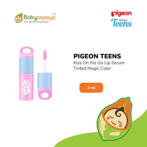 Pigeon Teens Kiss On the Go Lip Serum 2ml |Tinted Magic Color |Natural Looking Tint |Hydrated & Plumpy Lip Solution