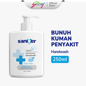 Saniter Hand Wash Bottle 250ml - Sabun Cuci Tangan