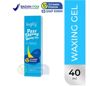 BRIGHTY POST SHAVING AND WAXING GEL 40 ML Removal Ketiak Perontok
