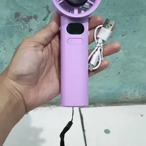COD Kipas Angin Mini M11 – Portable Turbo Fan 15000mAh Tangan Genggam, LCD Power Display