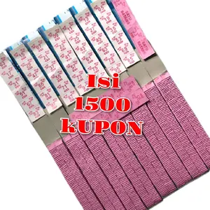 kupon cabutan kosongan bonus kertas duplek isi 1500 kupon kolase