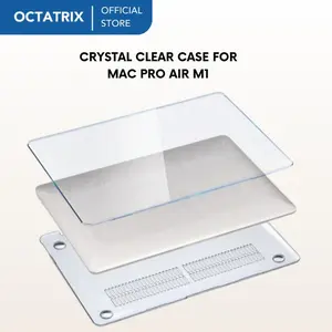 Case Clear Kompatibel Dengan Mac book Air M2 M1 Pro Retina 13 14 15 Inch Perlindungan Full Body Tidak Merusak Body Material Berkualitas