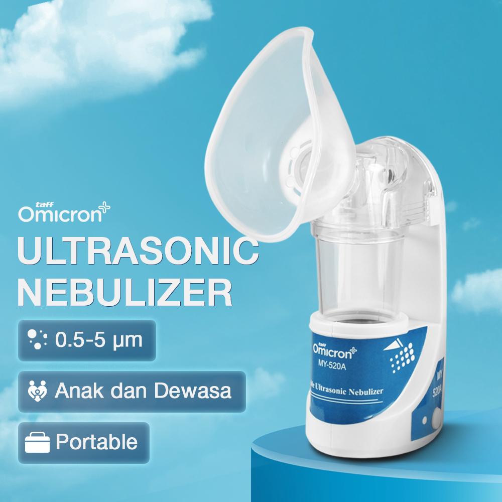 TaffOmicron Alat Terapi Pernapasan Ultrasonic Nebulizer Atomizer - MY-520A