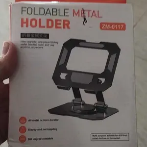 Holder Tablet Full Metal Besi ZM-0117 Holder HP ipad Universal Putar Rotasi 360 Derajat