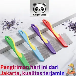 Sisir Khusus Pembersih Kutu dan Ketombe Desain Pegangan Panjang Ergonomis, Terasa Nyaman Saat Digunakan, Bahan Aman Tanpa Bahaya Cocok untuk Perawatan Rambut Seluruh Anggota Keluarga