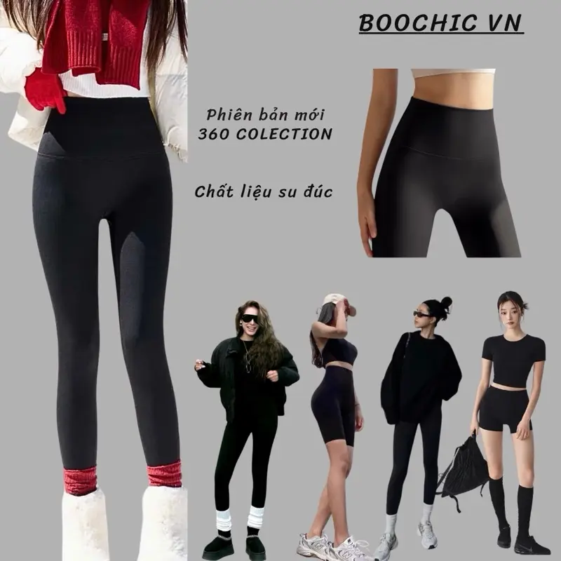 D01 (PHIÊN BẢN MỚI) Quần Legging 360 COLECTION Pants chống tia UV UPF50++ full box chất liệu su đúc dành cho nữ có bigsize Legging Women