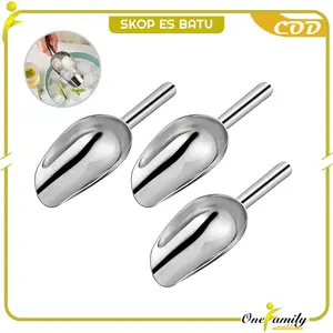 [COD] OFM C1323 Sendok Skop Es Batu Stainless Sekop Beras Serbaguna