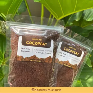 Cocopeat Hamster Sterilized | Substrat Tanah Hamster | Bedding Tanah Hamster | Mainan Hamster | Cocopeat Reptil | Cocopeat Hamster