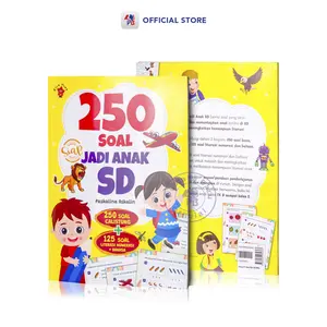 Buku Anak / 250 Soal Jadi Anak SD ( 250 Soal Calistung + 125 Soal Literasi Numerasi + Bahasa ) / Elex Media Komputindo / GRAMEDIA PUSTAKA UTAMA - EMK