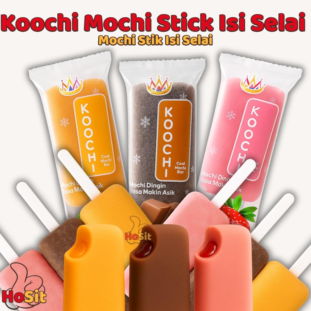 [ HALAL ] Mochi Koochi Mochi Stick Isi Selai All Varian MIx Rasa 15 PCS ...